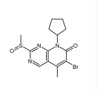 6-Bromo-8-Cyclopentyl-2-Methylsulfinyl-5-Methyl-8H-Pyrido[2,3-d]Pyrimidin-7-One